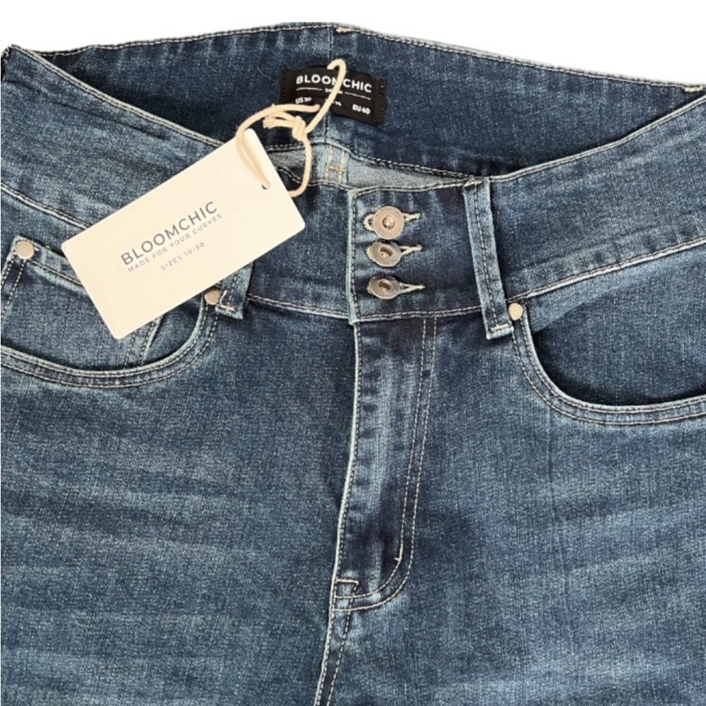 Bloomchic Medium Wash Slim Jeans - Picture 6 of 6